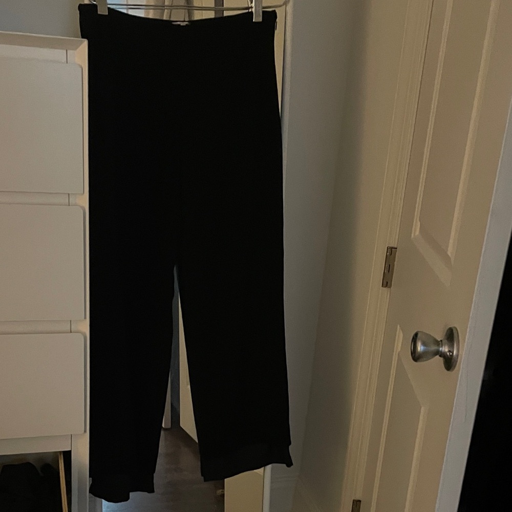 Armani collezioni Black mid Waisted Pants wide leg vintage